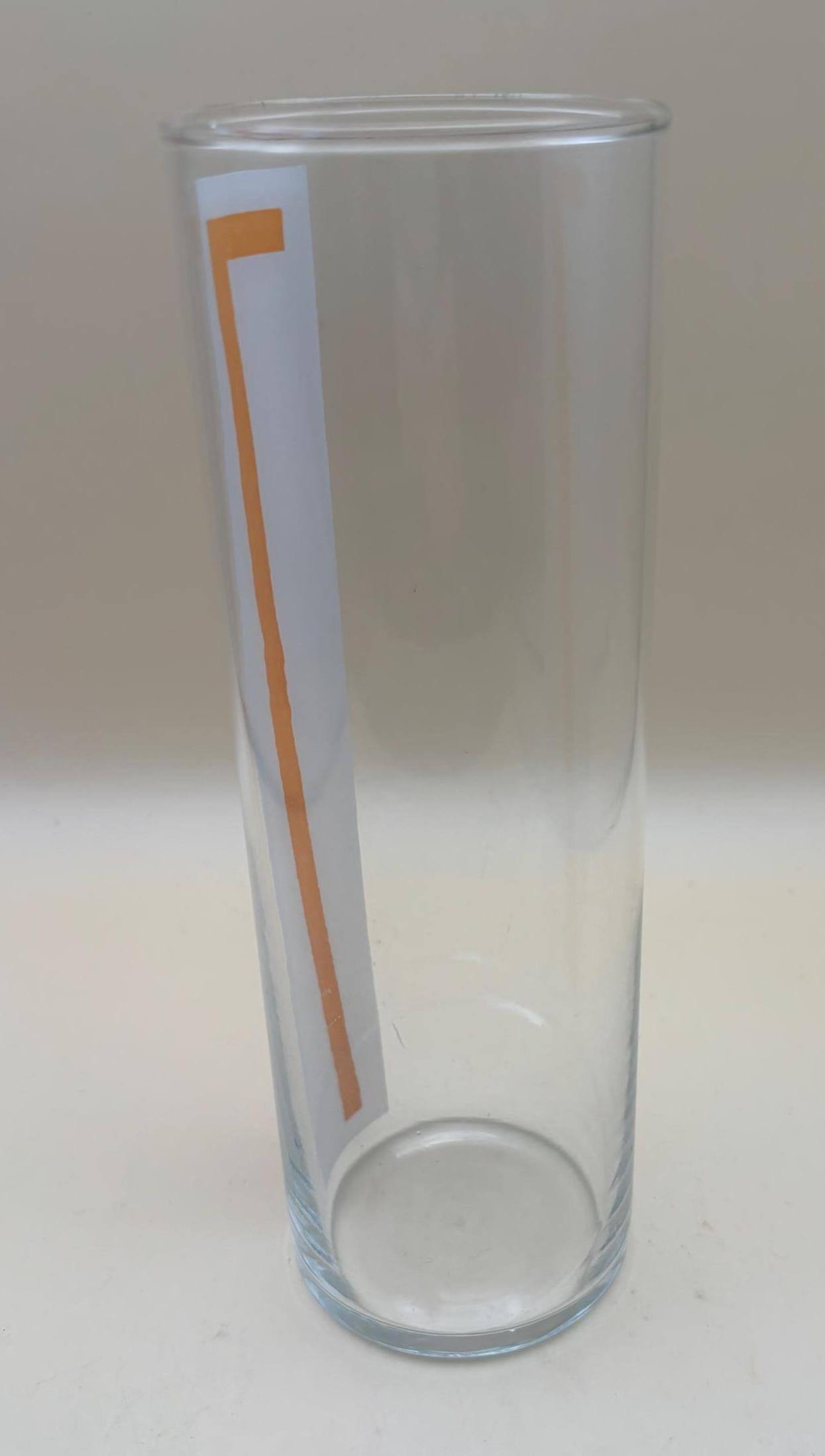 Mid Century Modern Libbey Hi Ball Tumbler Glass with 7 on it Lover Antiques and Vintage