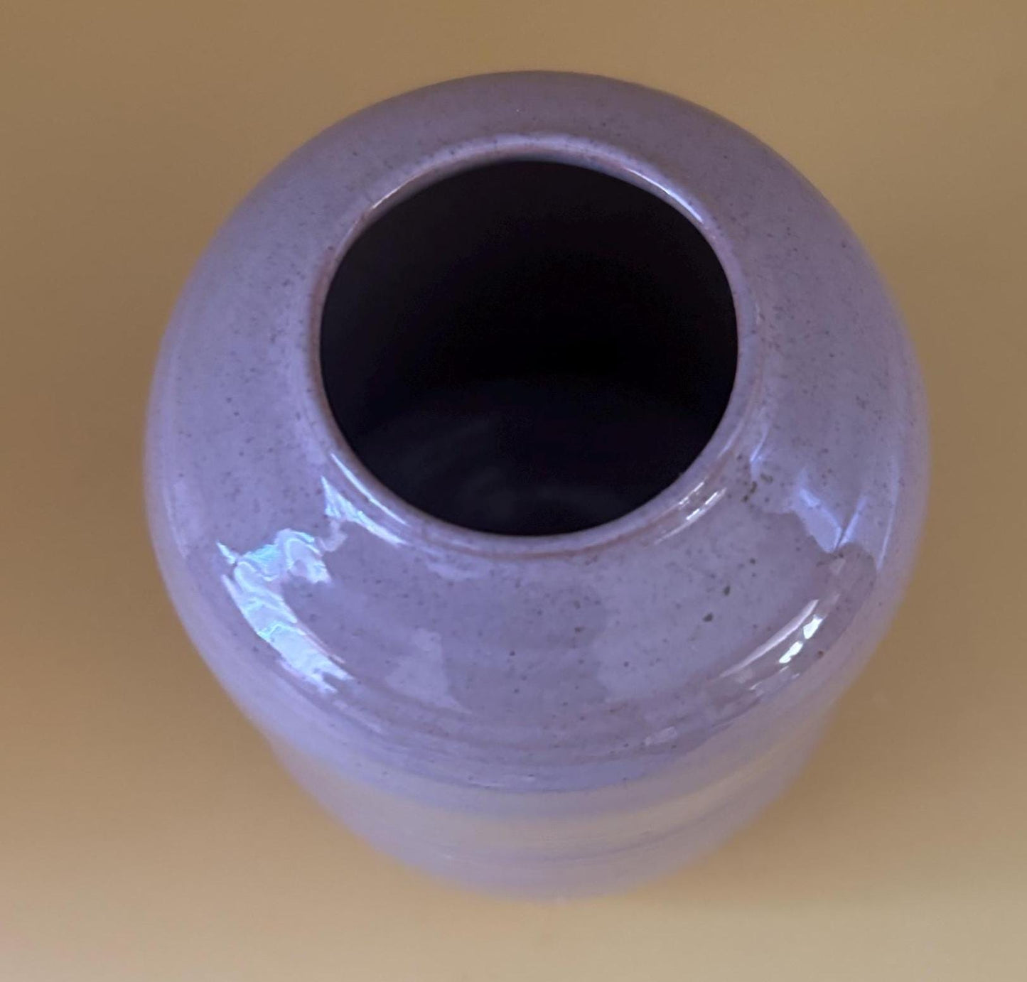 Vintage Purple Pottery Bowl Hand Thrown Potters Lover Antiques and Vintage