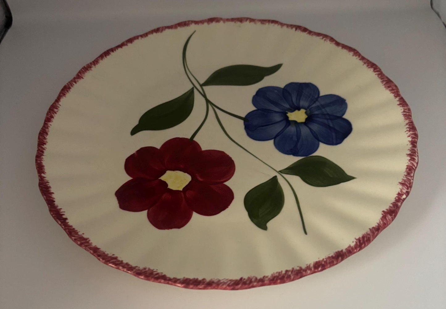 Blue Ridge Ashland Dinner Plate, by Southern Pottery, Circa 1930's, Lover Antiques and Vintage