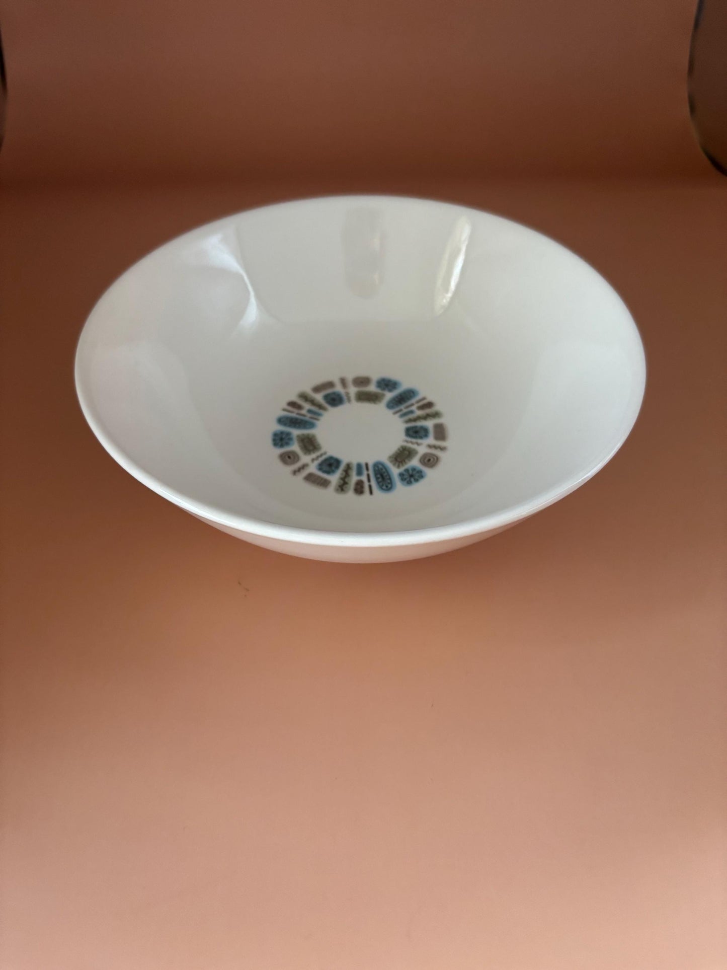 Vintage Canonsburg Pottery Dessert Dish or Bowl Temporama Design Lover Antiques and Vintage