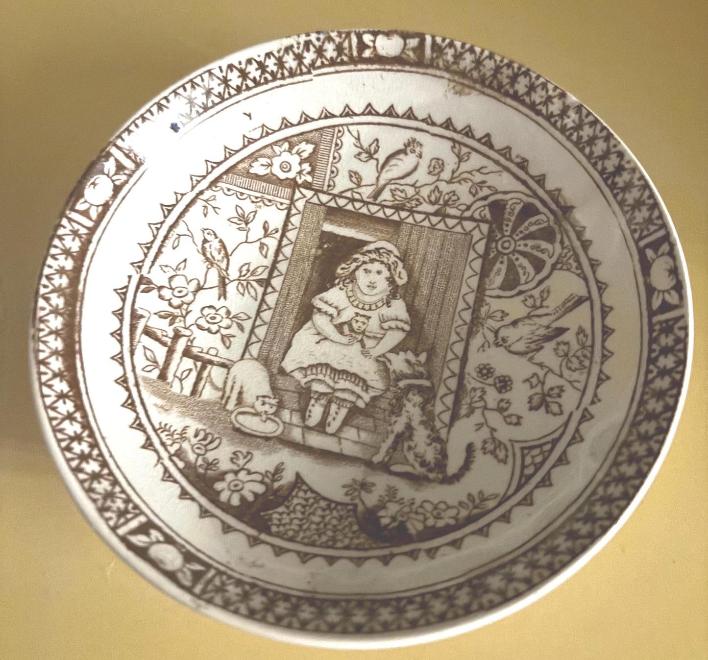 Staffordshire Tea Cup and Saucer Made in England Lover Antiques and Vintage