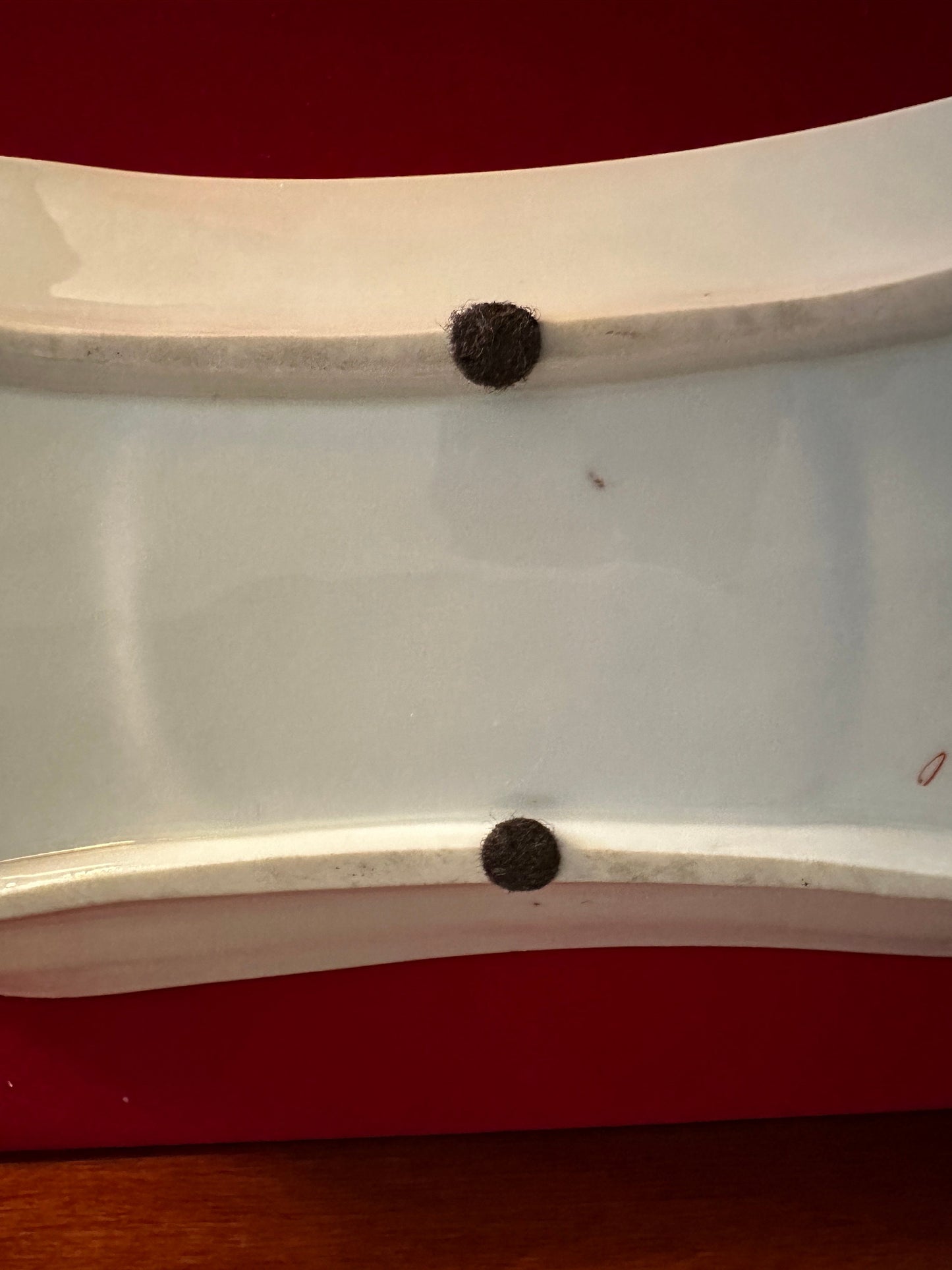 Antique Gutherz Carlsbad Porcelain Dish: Purple Floral Tray