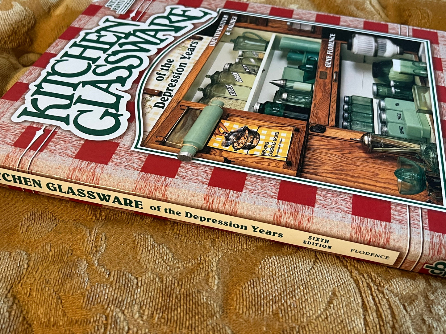 Kitchen Glassware of the Depression Years Identification & Values Book Guide Gene Florence Jeannette, McKee, Jadite, Lover Antiques Vintage