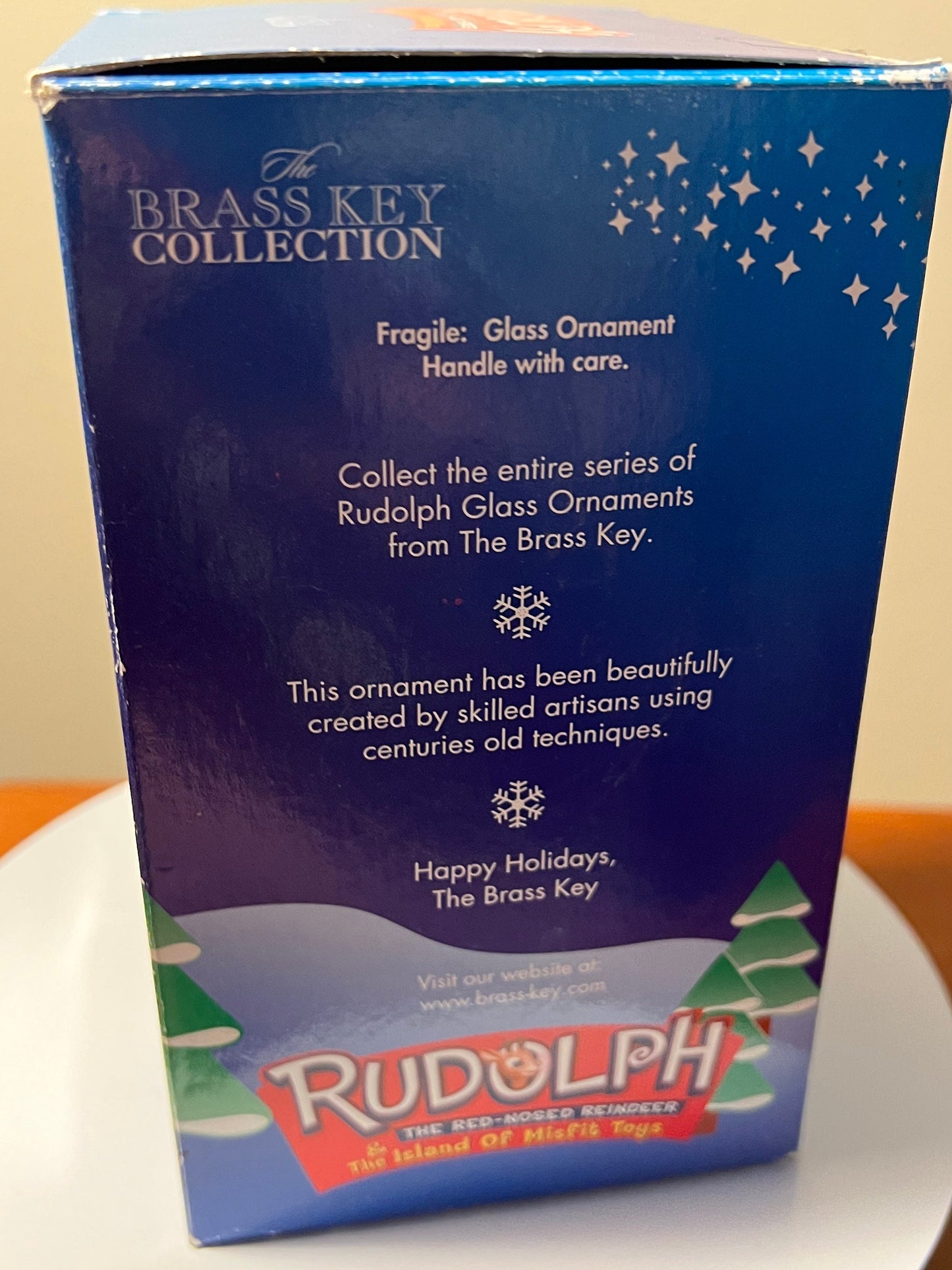 Vintage Bumbles Ornament: Rudolph The Red Nosed Reindeer, Brass Key Collection
