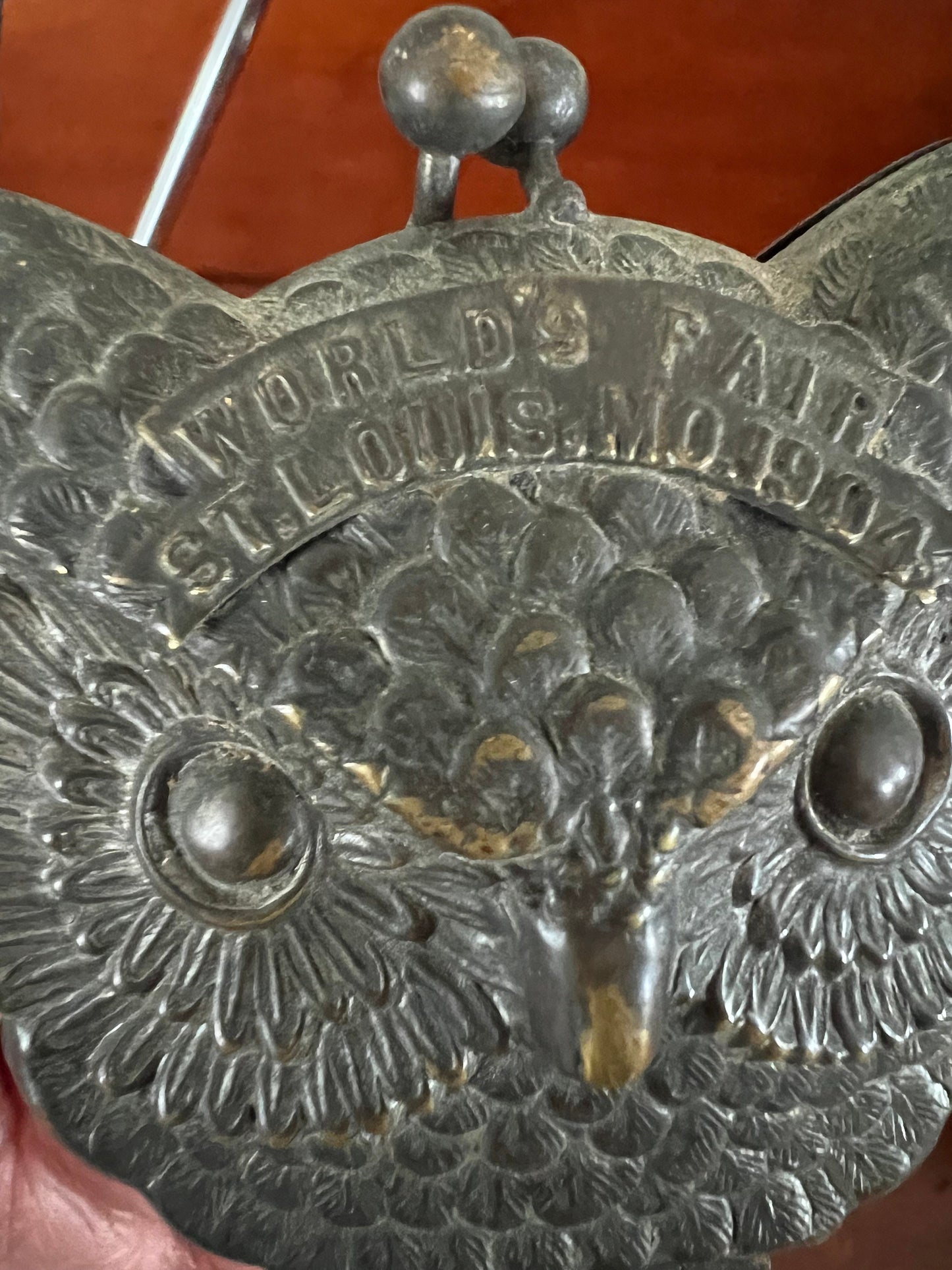 Antique 1904 World's Fair Owl Coin Purse - St. Louis Expo Trinket