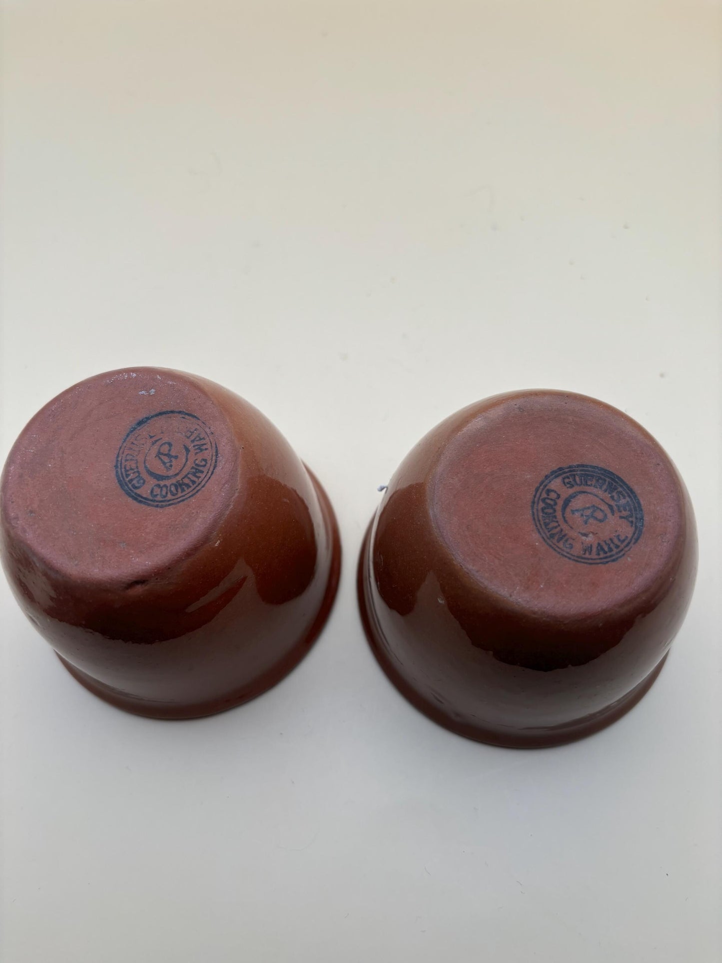 Vintage Guernsey Cooking Ware Brown Glazed Pottery Germany Lover Antiques Vintage