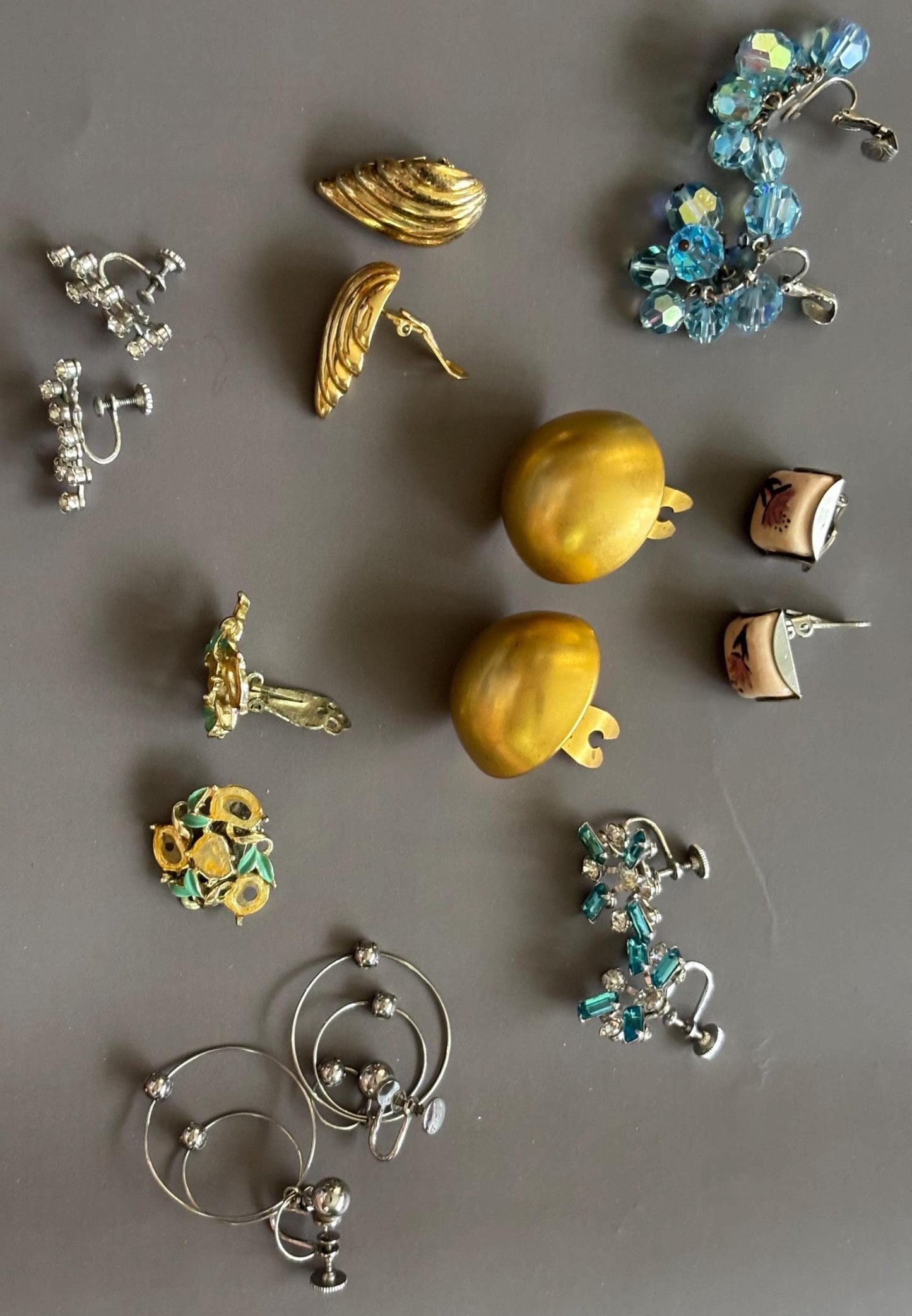 Vintage Earrings Collection Variety Jewelry Lot Lover Antiques and Vintage