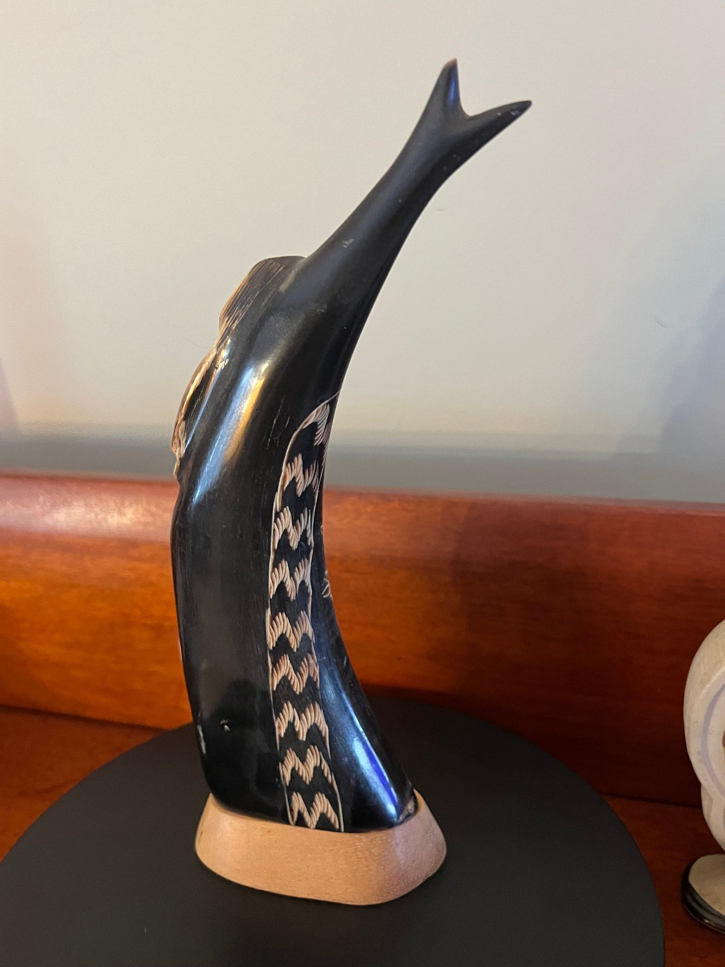 Vintage Twin Owls Sculpture, Hand Carved and Painted Owl Duo Figurine, Lover Antiques and Vintage