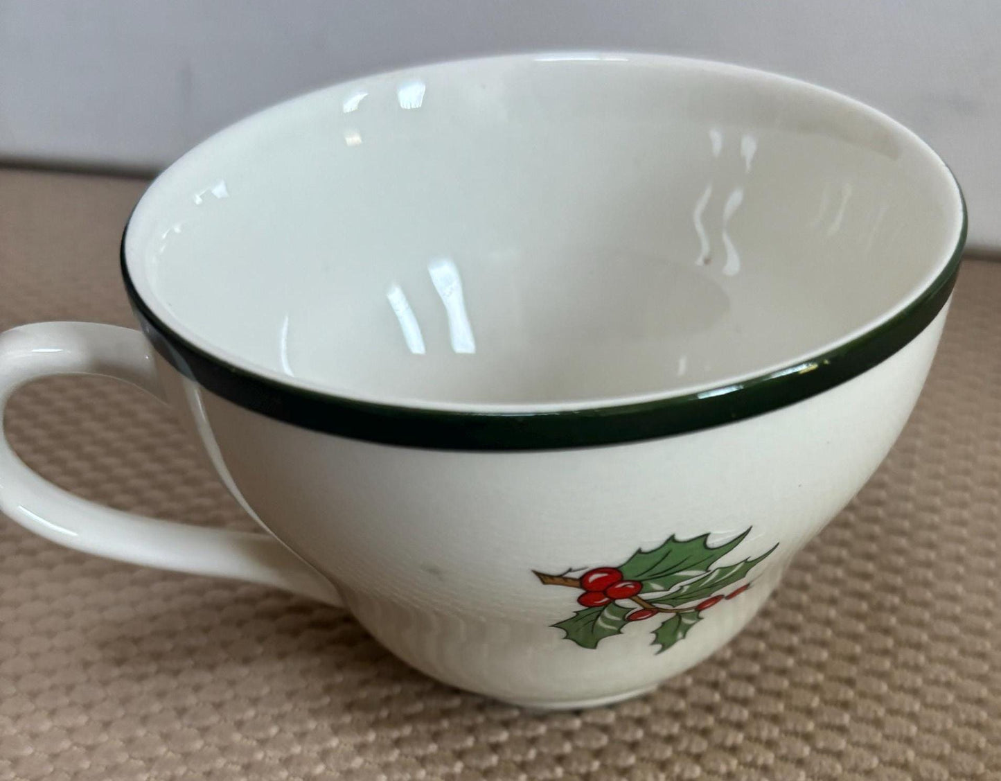Vintage Cup Christmas Tree Plate by Cuthbertson Made in England Christmas Tea Cup Lover Antiques and Vintage