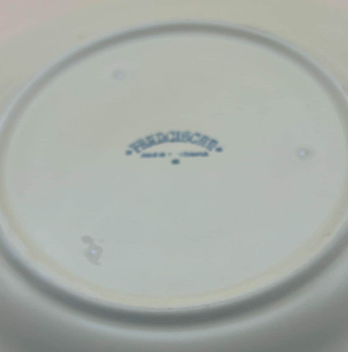 Vintage Franciscan California Dinner Plate | Scalloped El Patio Style | 4.5" Collectible Ceramic Plate