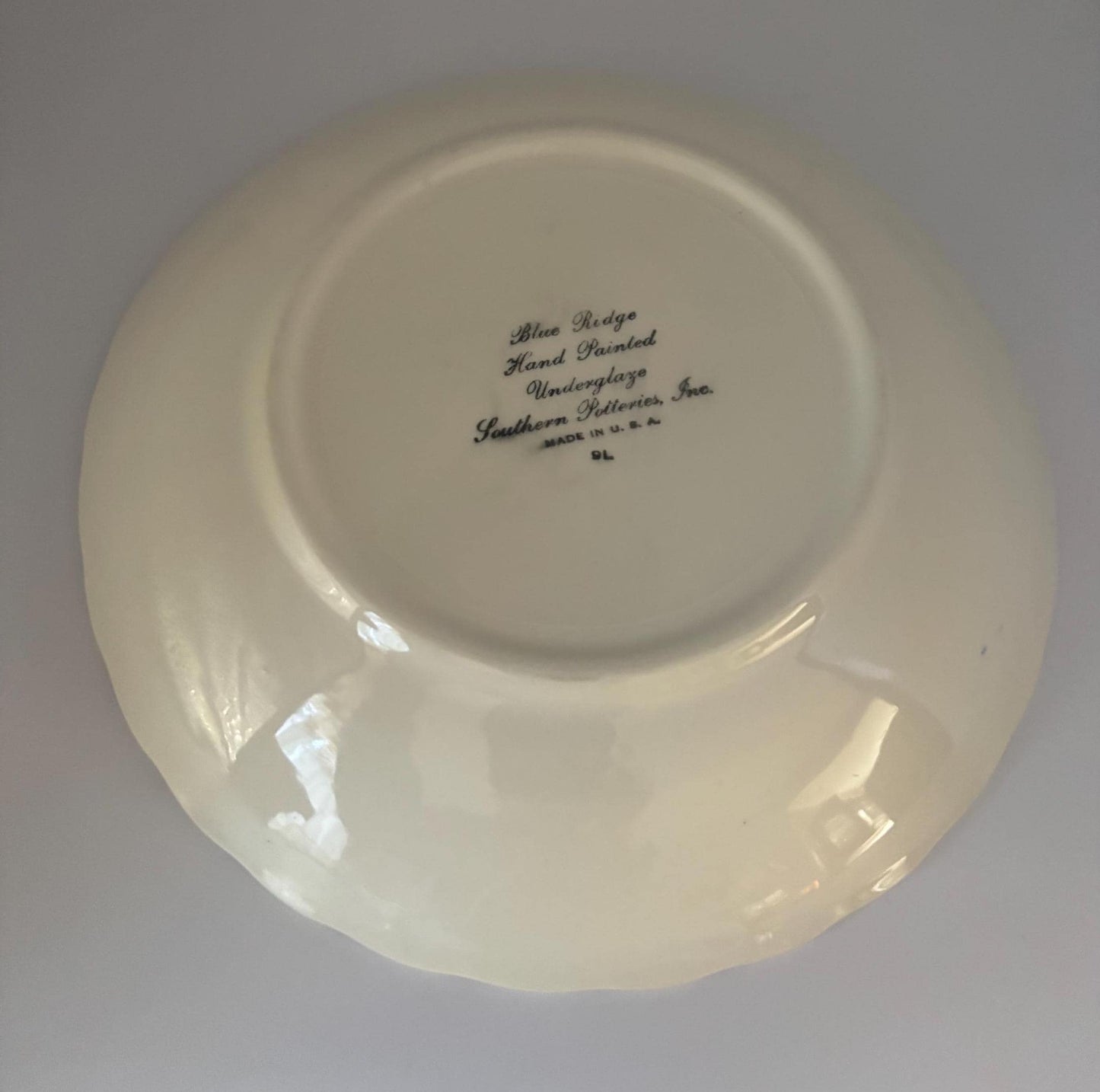 Blue Ridge Southern Potteries Vegetable Bowl, Summer Flowers Design, Lover Antiques and Vintage