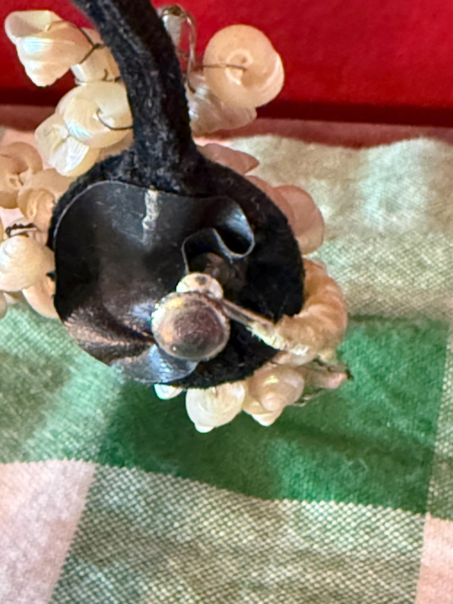 Vintage Cluster Shell Earrings, Unique Natural Jewelry Gift