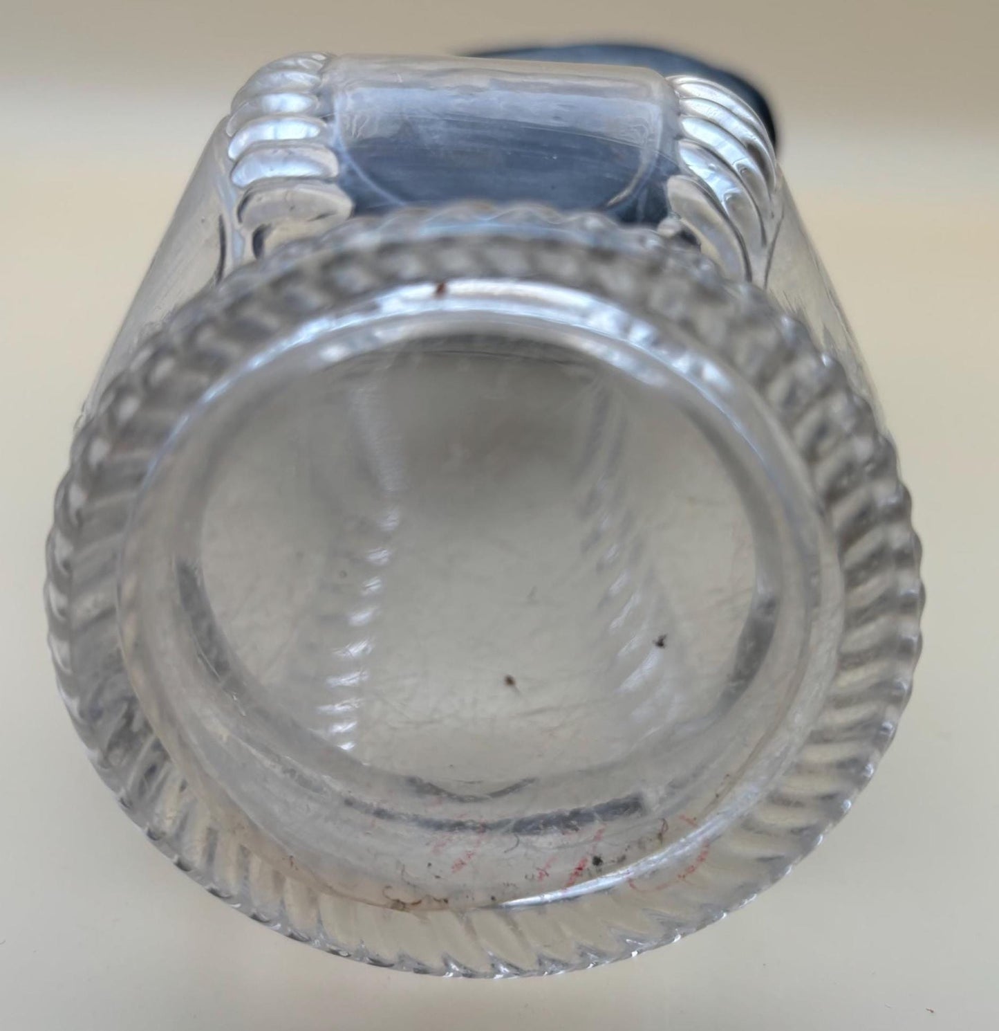 Antique Sandwich Glass Molasses Pitcher Crystal Etched Glass Jug Lover Antiques and Vintage
