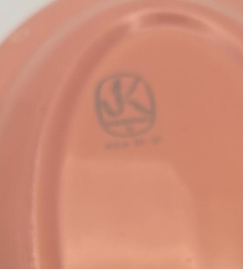 Knowles Oval Platter, Peach Plate, Lover Antiques Vintage