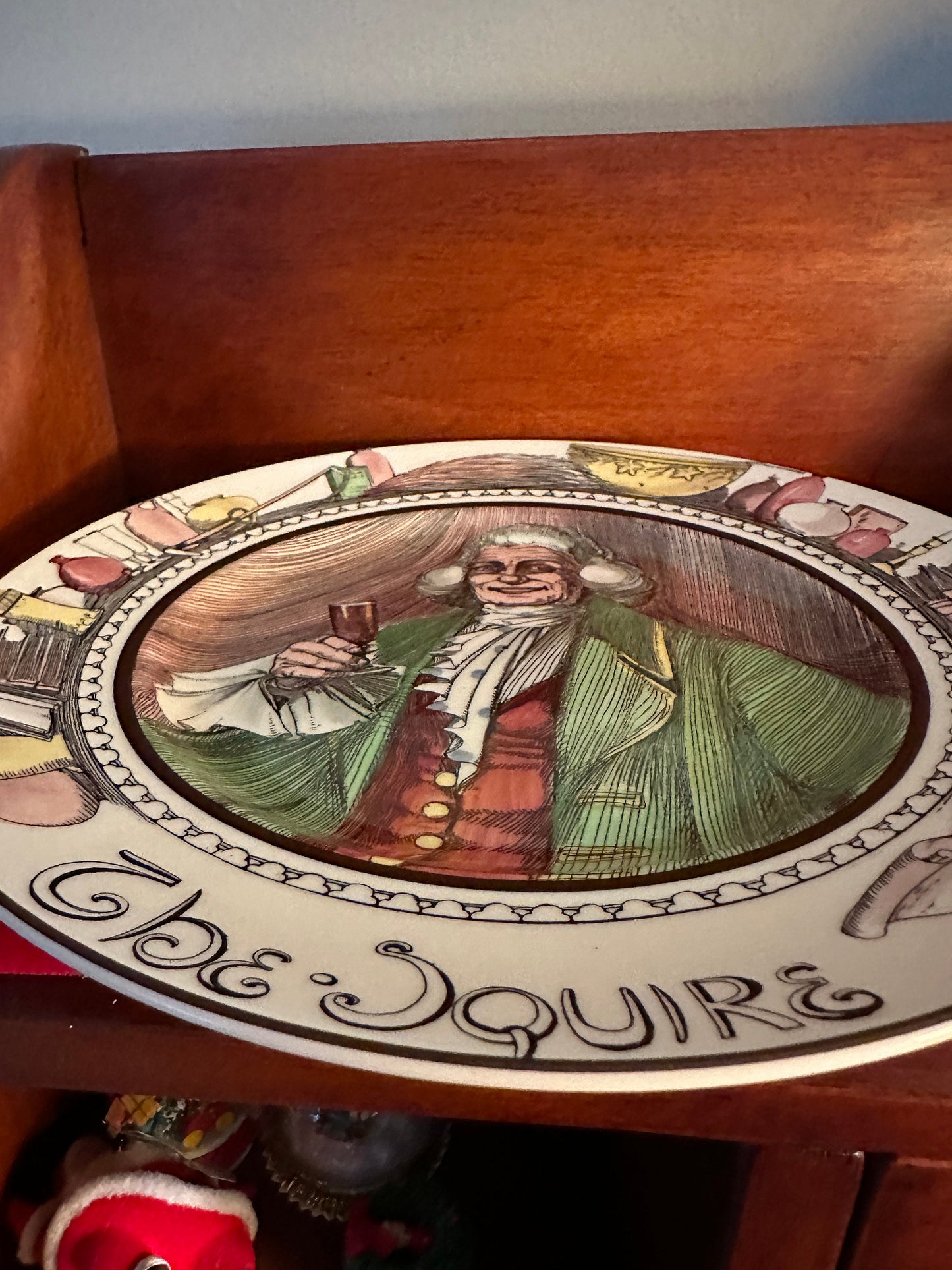 Vintage Royal Doulton Collector Plate: The Squire, George Washington