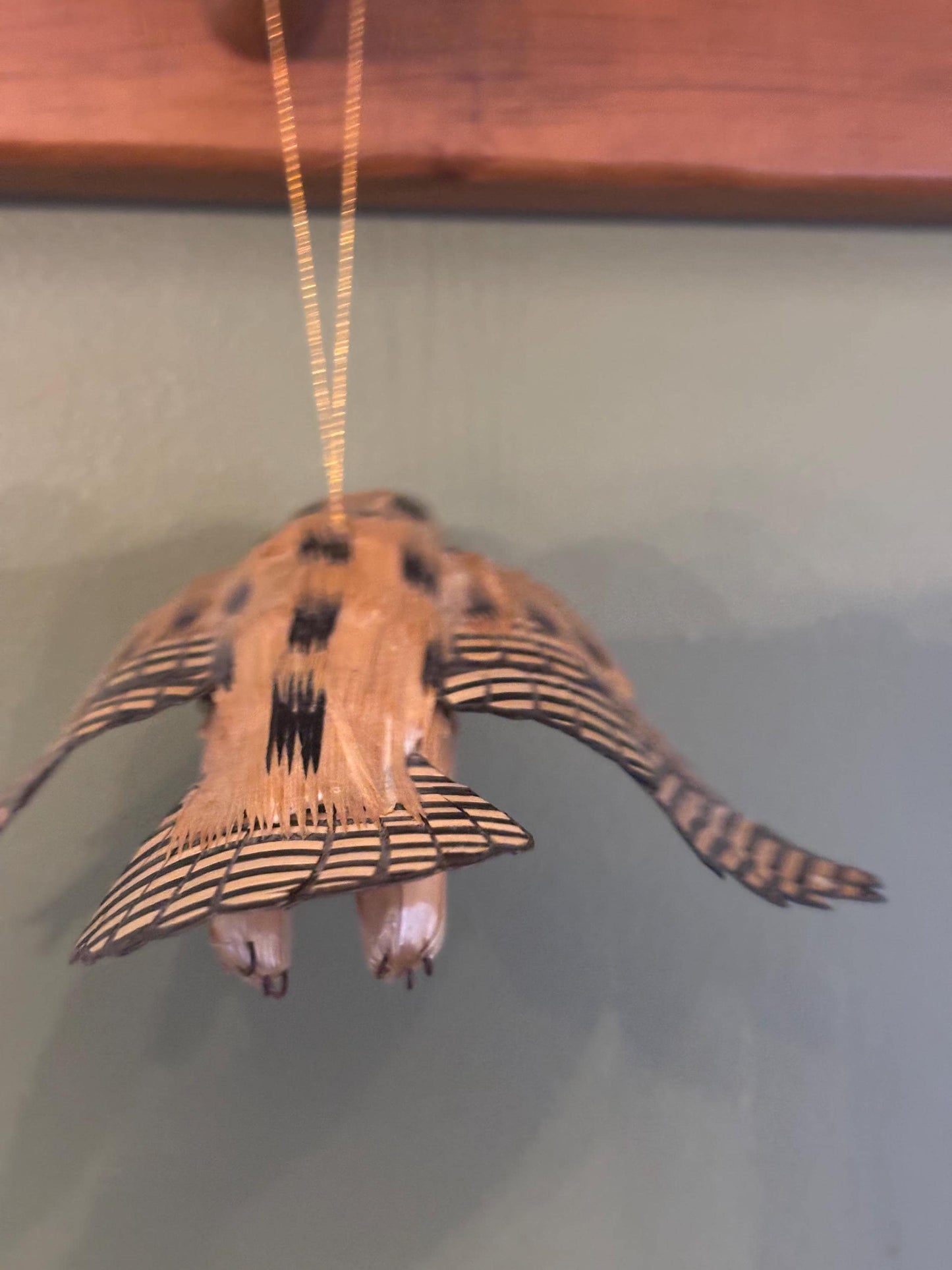Vintage Flying Owl Copper Owl in Flight Ornament Gift For Her Lover Antiques and Vintage