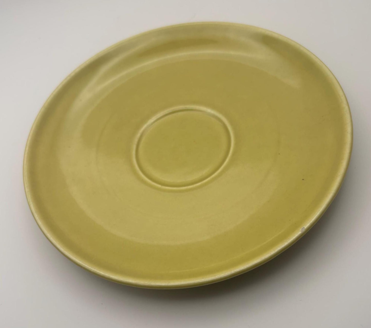 Harker Pottery Saucer Plate, Harkerware Stone Porcelain Plates, Lover Antiques and Vintage