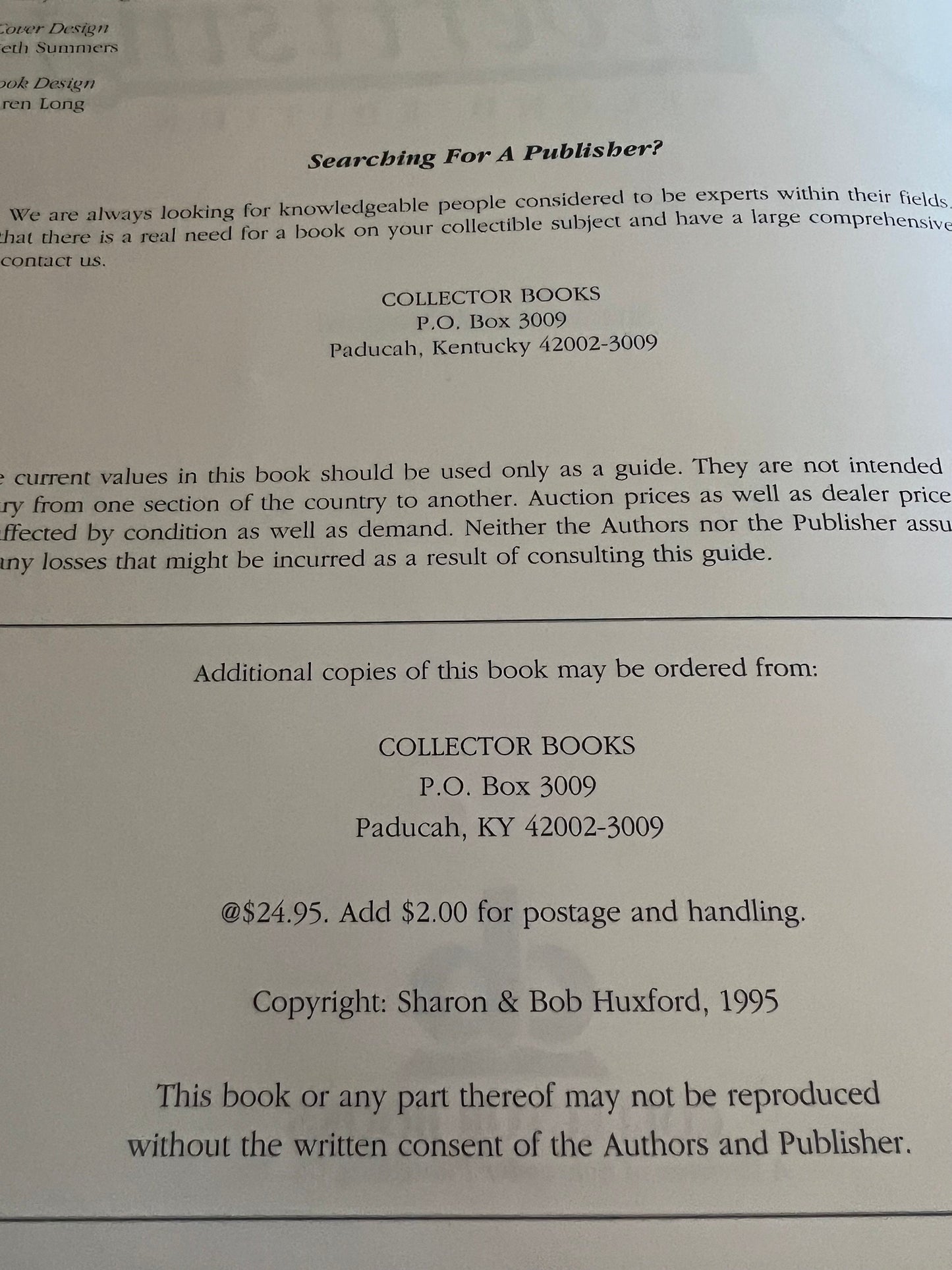 Huxford's Collectible Advertising Book: Illustrated Value Guide, Second Edition