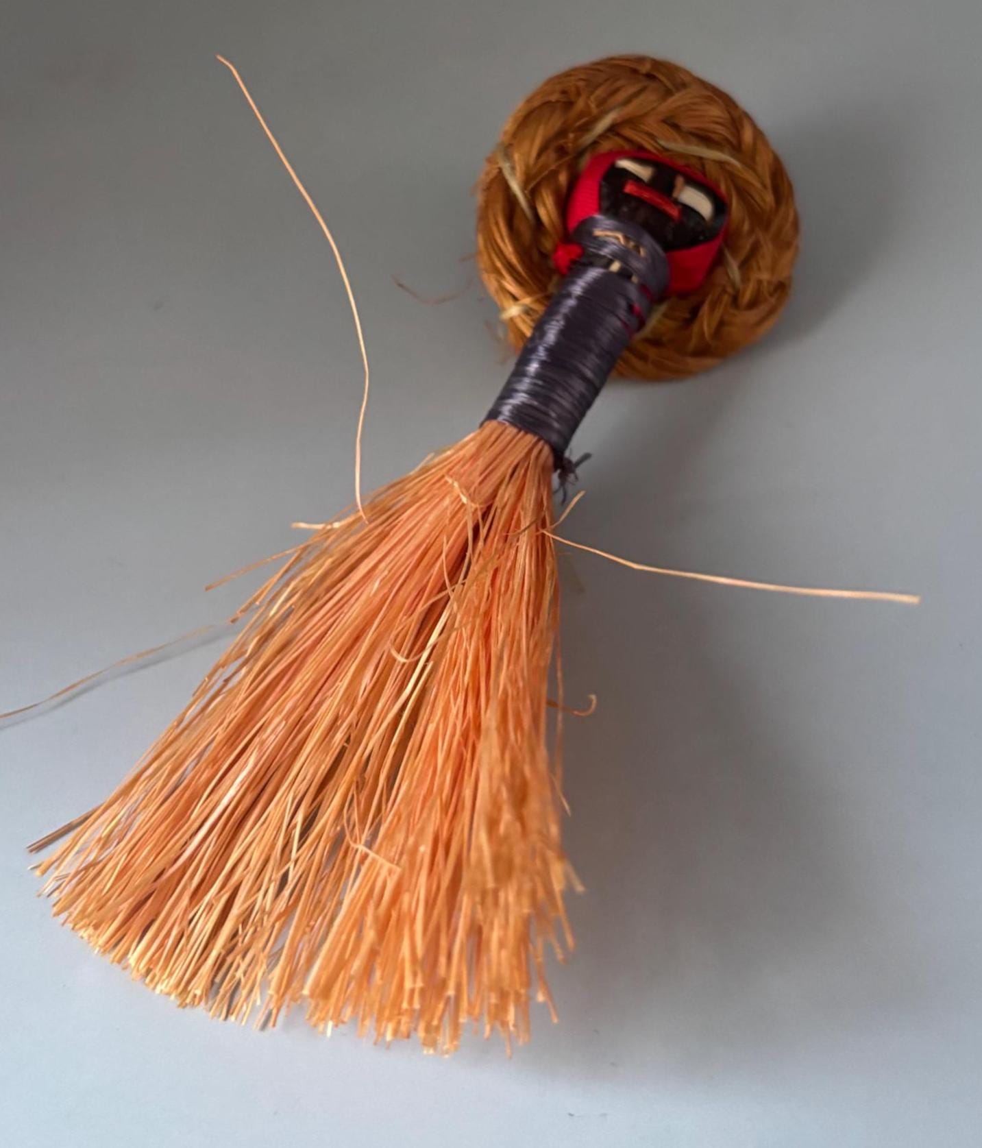 Folk Art Whisk Broom Dollhouse Miniature Furniture Lover Antiques and Vintage