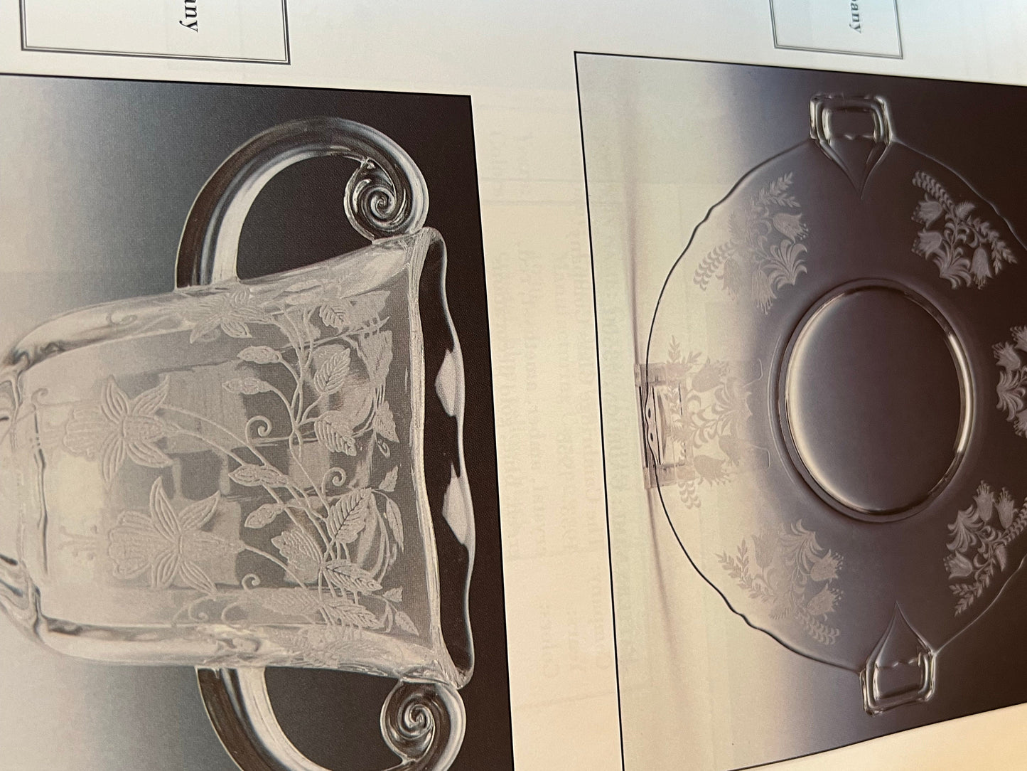 Florences Glassware Pattern Identification Guide, Glass Book from 1920’s- 1960’s, Glass Art Book, Lover Antiques and Vintage