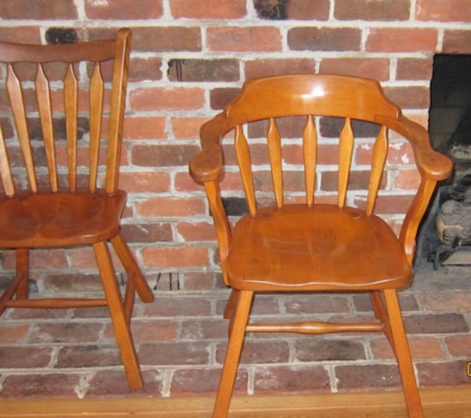 Vintage Cushman Colonial Arrow Back Chair No. 3-70
