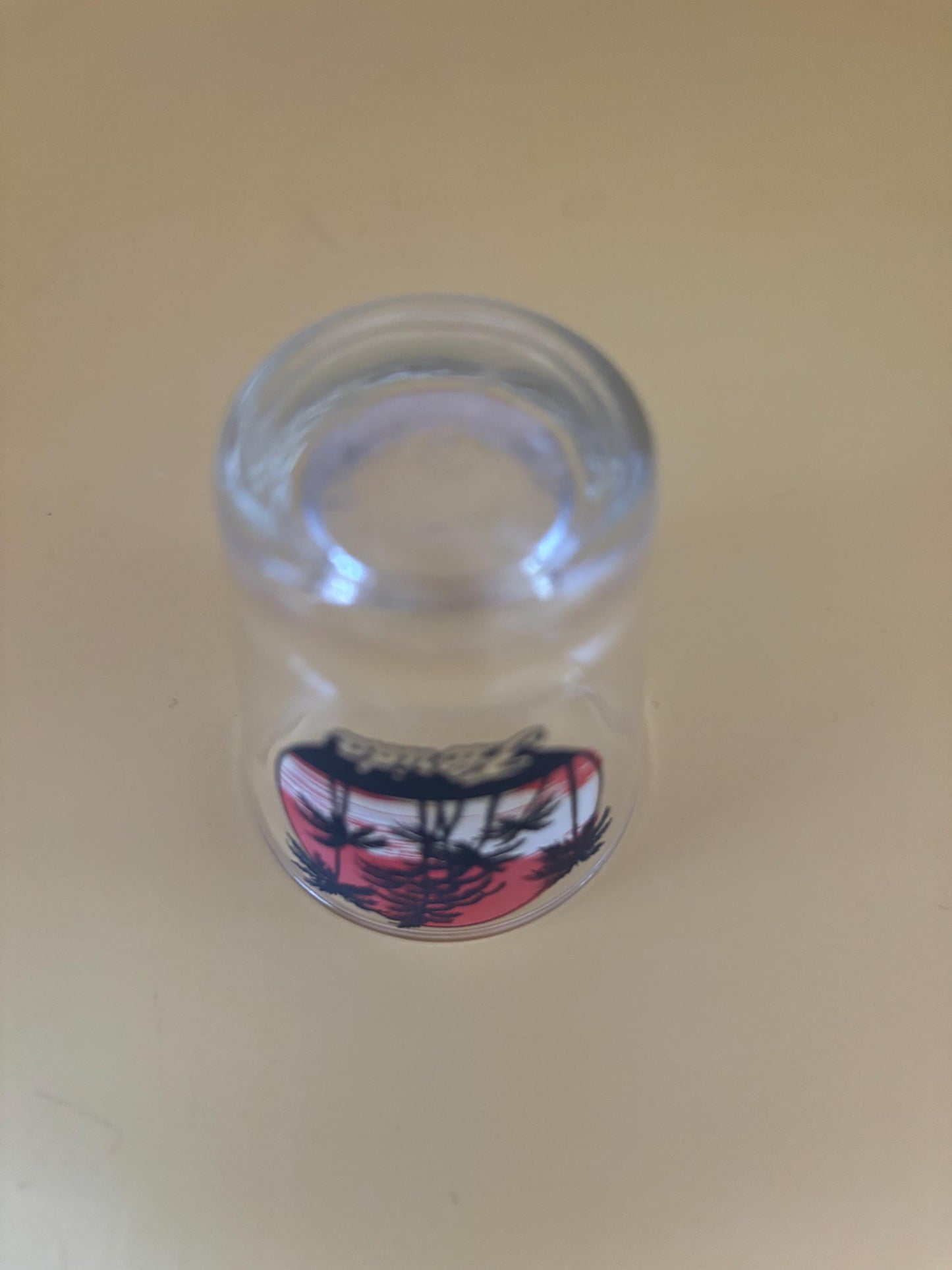Vintage Florida Shot Glass with Palm Trees Lover Antiques and Vintage