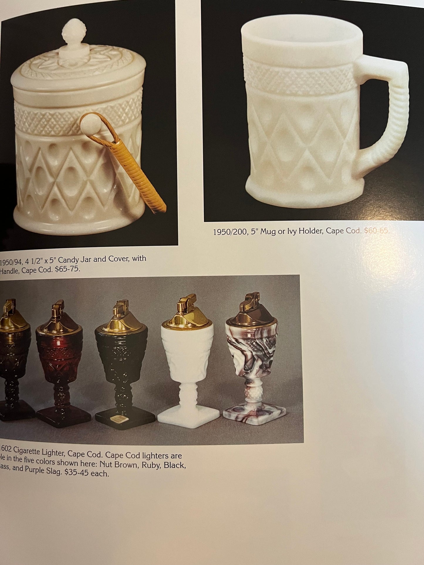 Vintage Milk Glass: Imperial Glass Collector's Book with Price Guide
