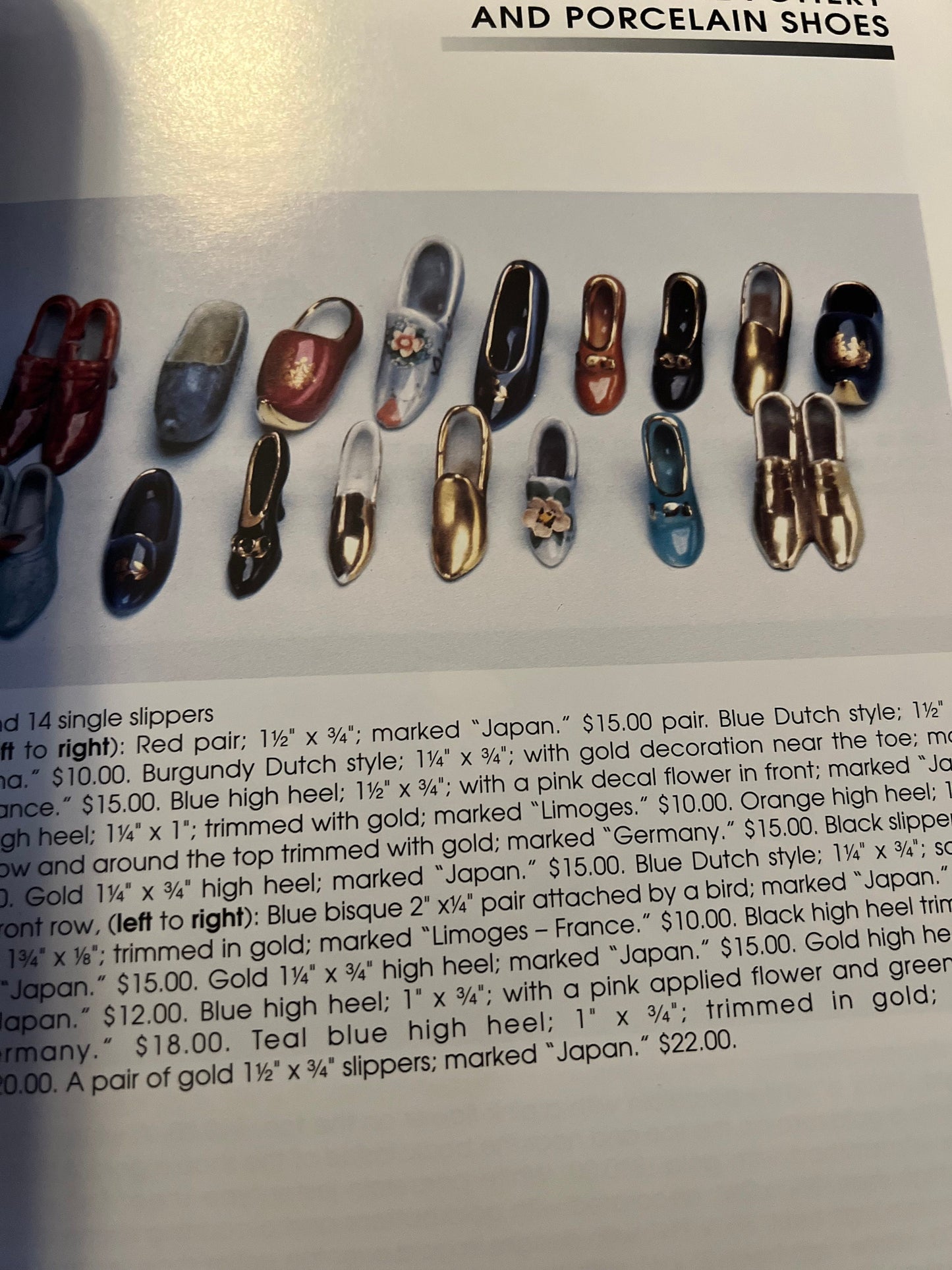 Collectible Glass Shoes Identification & Value Guide Book