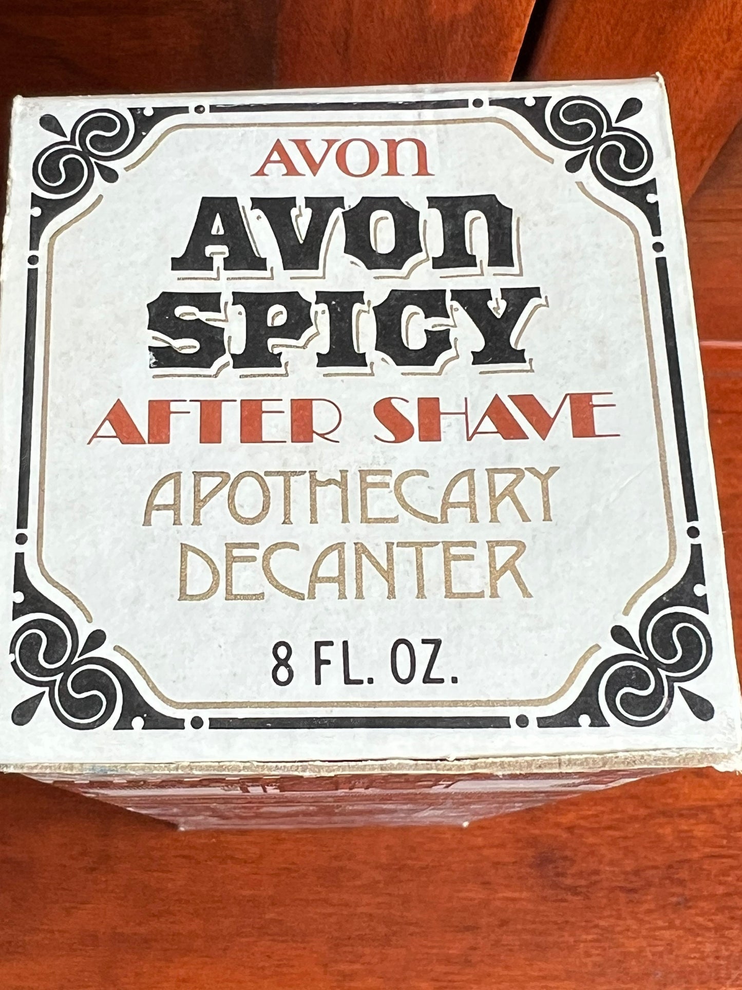 Vintage Avon Spicy After Shave Apothecary Decanter 8 fluid ounces original box full bottle Perfume Lover Antiques and Vintage