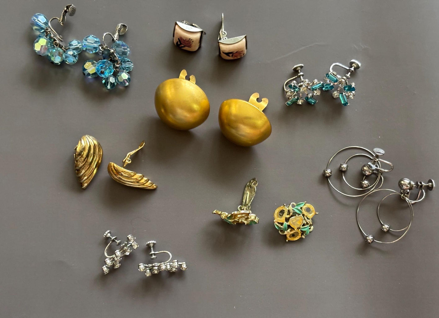 Vintage Earrings Collection Variety Jewelry Lot Lover Antiques and Vintage