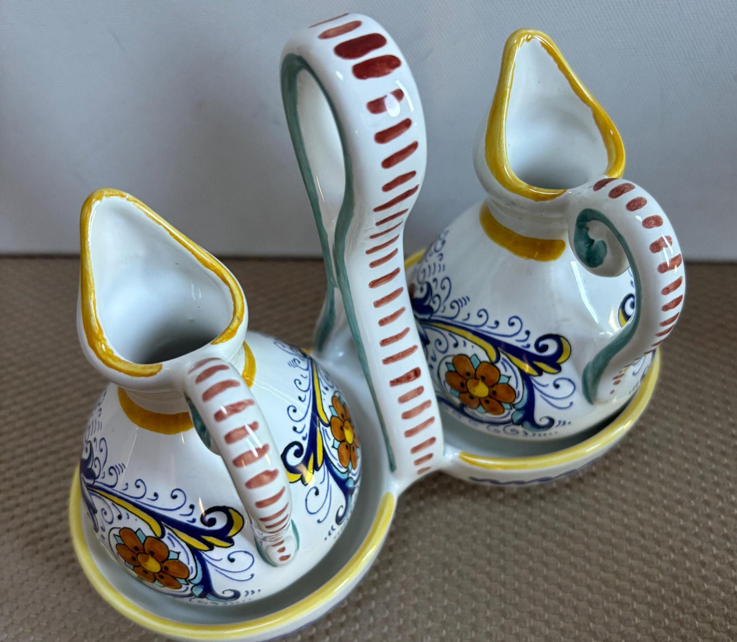 Vintage Made in Italy Oil & Vinegar Cruet Set Artistica Sur La Table Lover Antiques and Vintage
