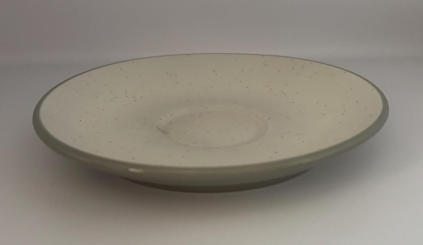 Harker Pottery Saucer Plate, Harkerware Stone Porcelain Plates, Lover Antiques and Vintage