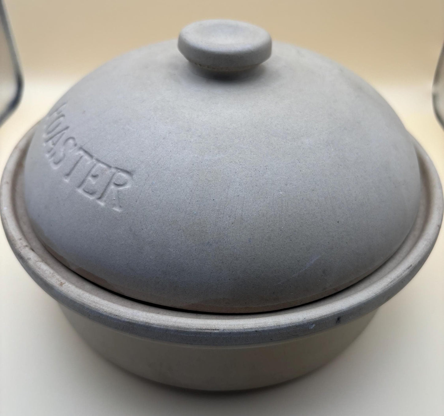 Vintage Sassafras Superstone Potato Roaster Pot with Lid Lover Antiques and Vintage