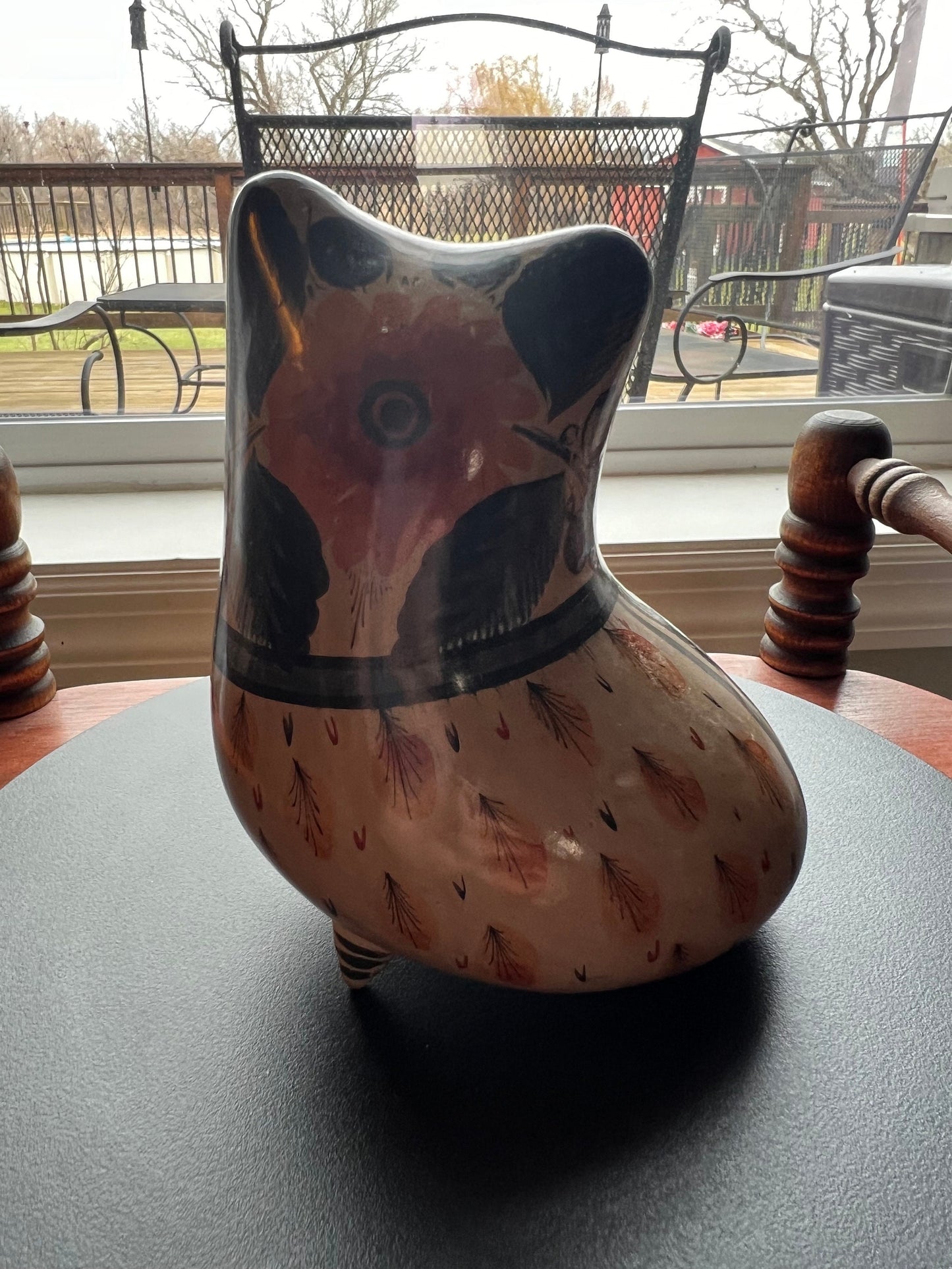 Vintage Solis Tonala Mexican Pottery Owl - Ken Edwards Style