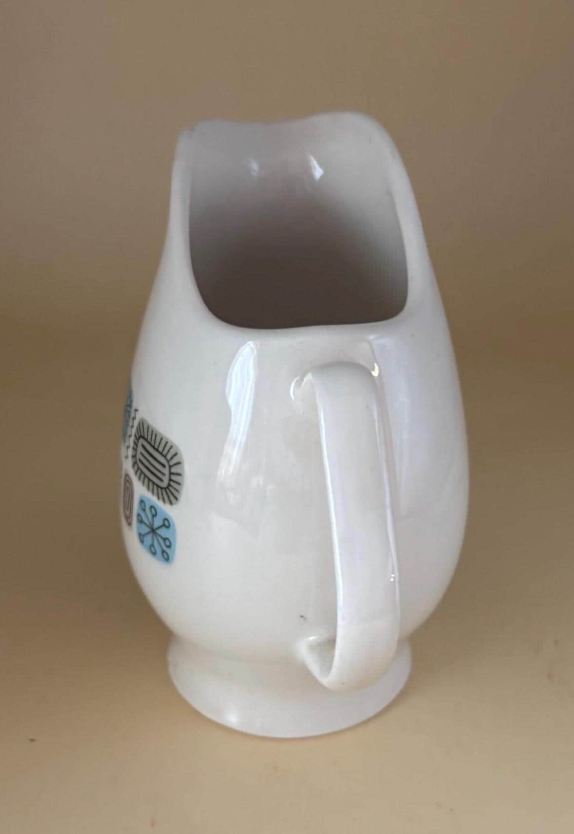 Vintage Canonsburg Pottery Creamer Temporama Design Lover Antiques and Vintage