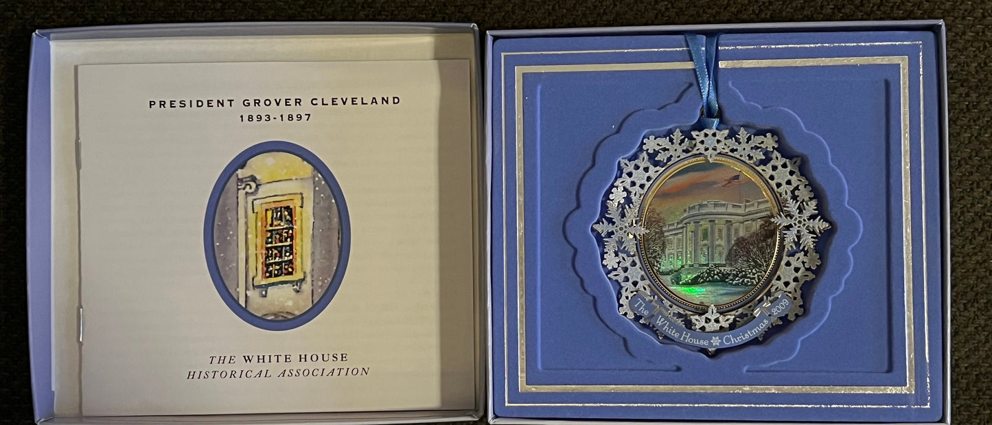 White House Historical Association 2009 Christmas Ornament: Grover Cleveland