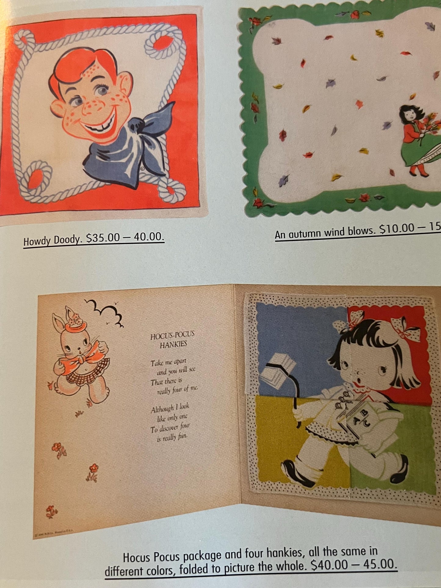 Handkerchiefs A Collector’s Guide Identification & Values Volume 2 by Helene Guarnaccia and Barbara Guggenheim Lover Antiques and Vintage