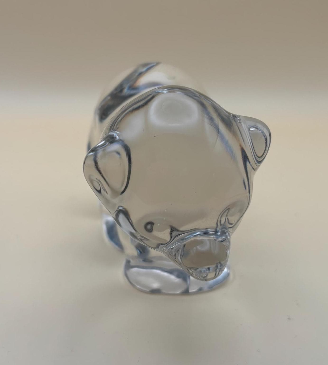 Vintage Glass Bear Cub Glass Animal Glass Art Paperweight Lover Antiques and Vintage