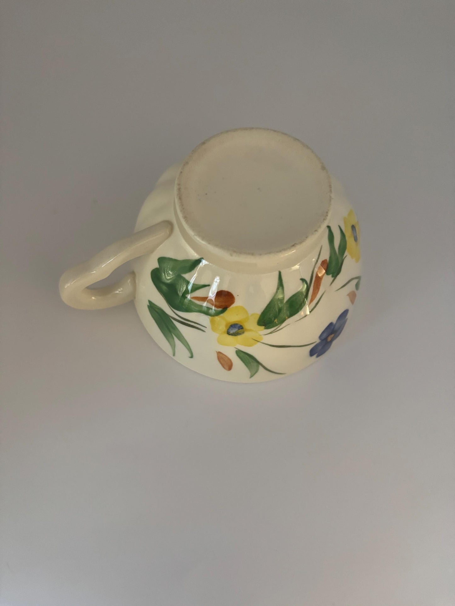Blue Ridge Southern Potteries Coffee Mug, Summer Flowers Teacup, Lover Antiques and Vintage