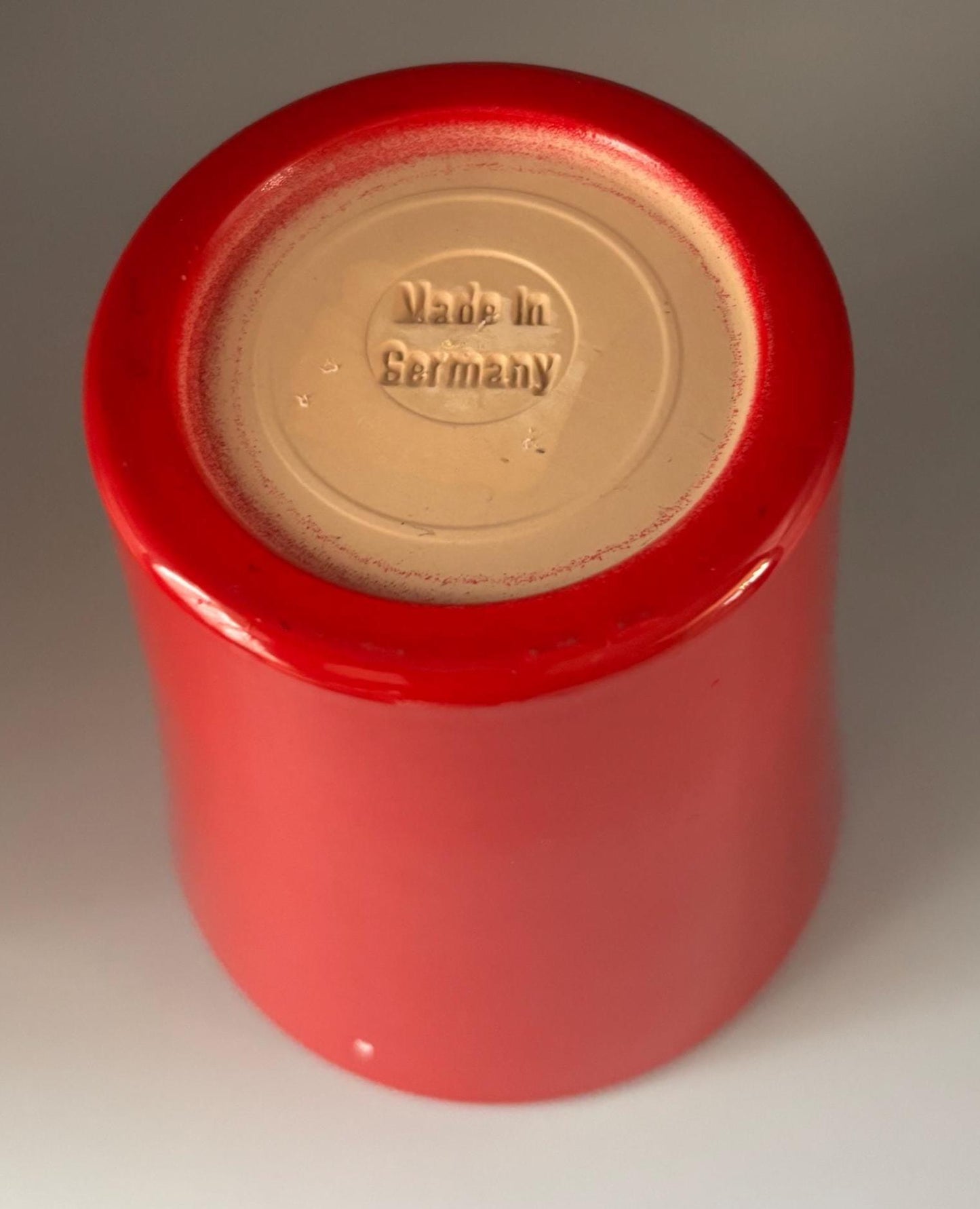 Germany Red Cachepot, Lover Antiques and Vintage