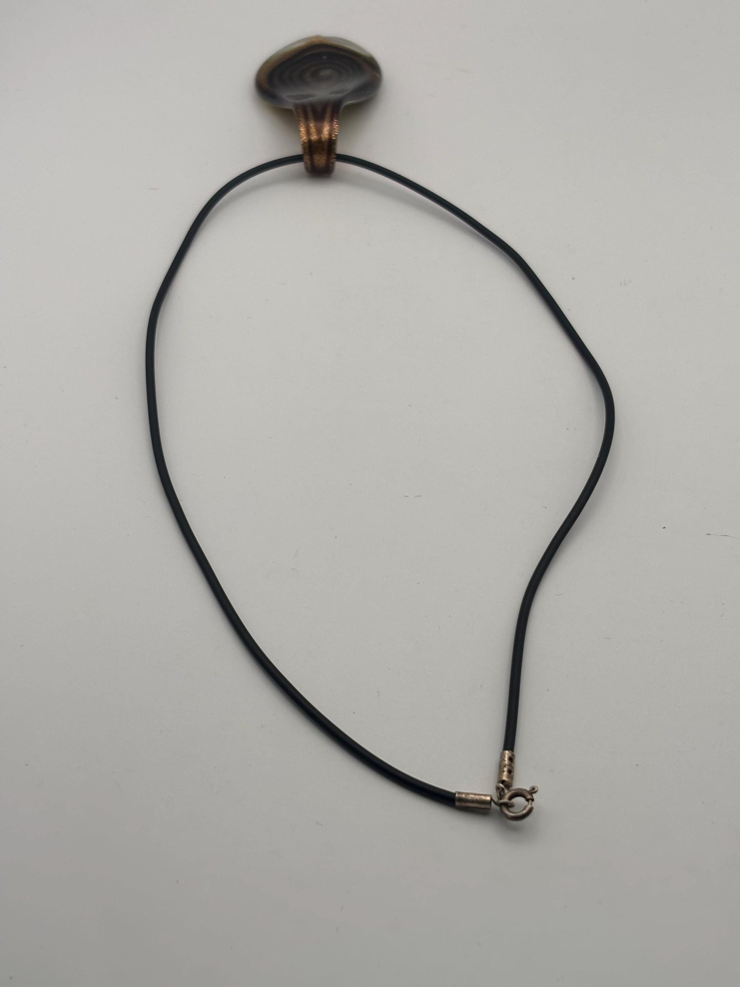 Vintage Murano Glass Pendant Necklace Lover Antiques and Vintage