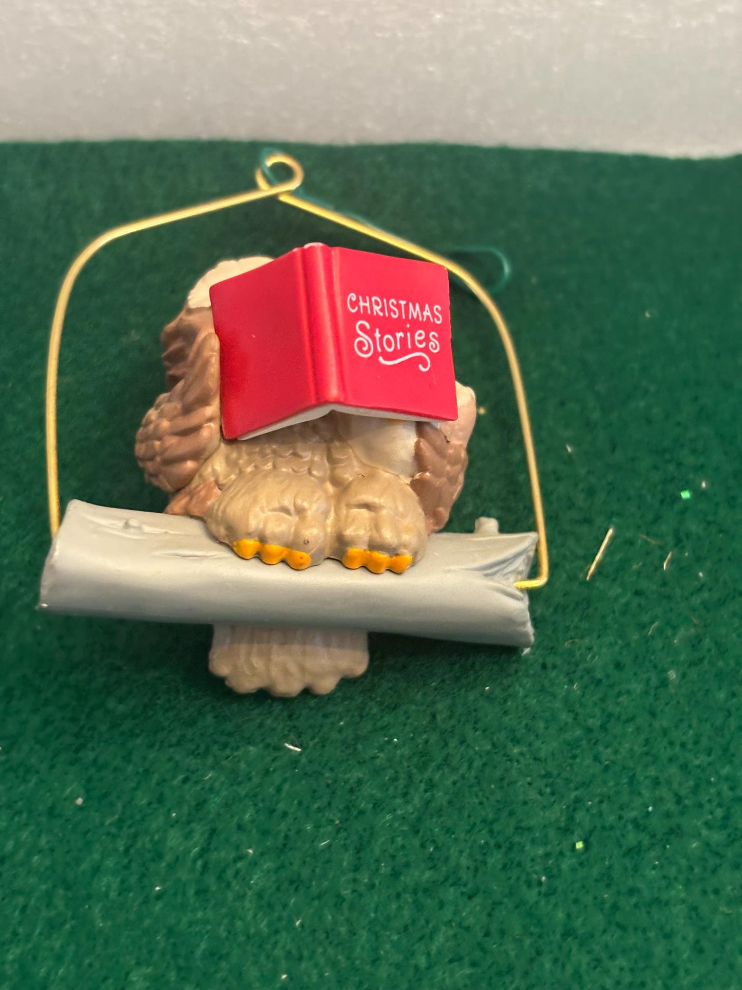 Vintage Happy Christmas Owl Ornament Lover Antiques and Vintage