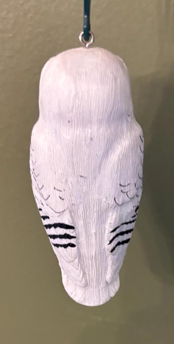 Ceramic Snowy Owl Ceramic Ornament Gift For Her Lover Antiques and Vintage