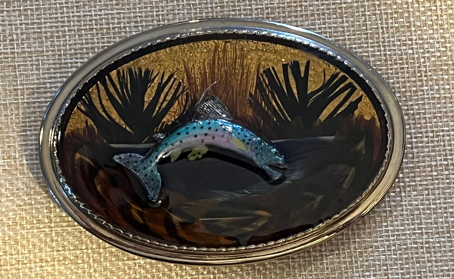 Vintage Fish Belt Buckle - Beaver Buckle Co. - Made in USA