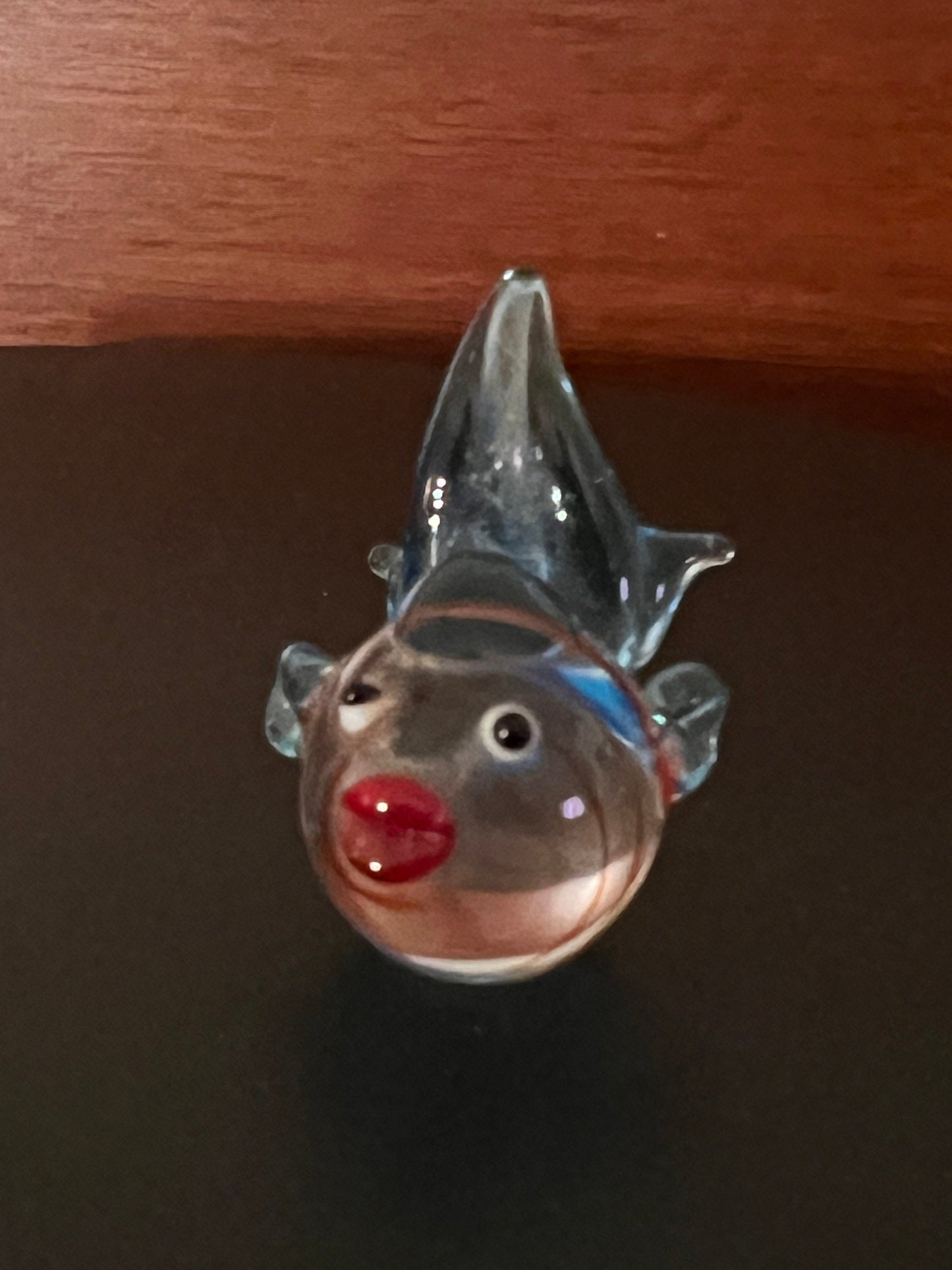 Vintage Crystal Fish Figurine: Mini Under the Sea Glass Art
