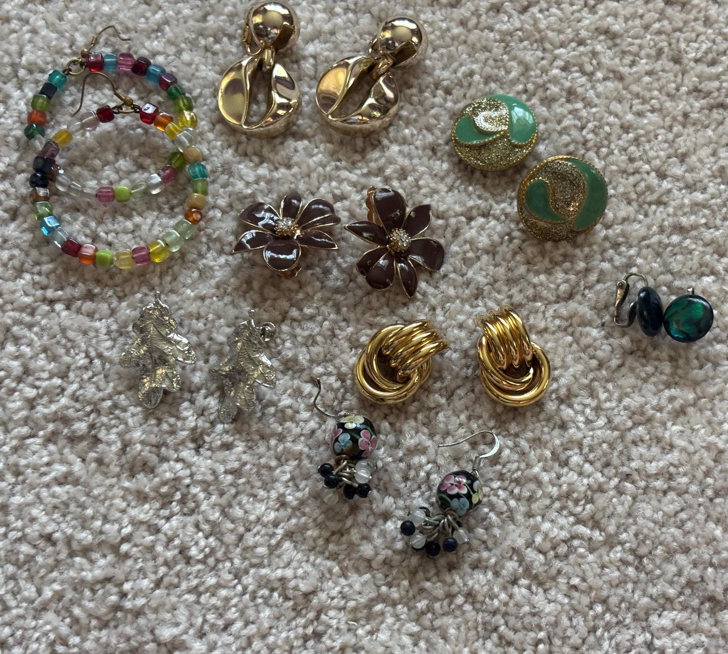 Vintage Earrings Collection Variety Jewelry Lot Lover Antiques and Vintage