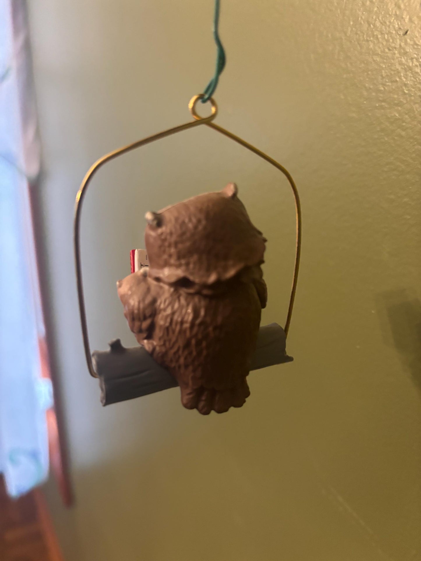 Vintage Happy Christmas Owl Ornament Lover Antiques and Vintage
