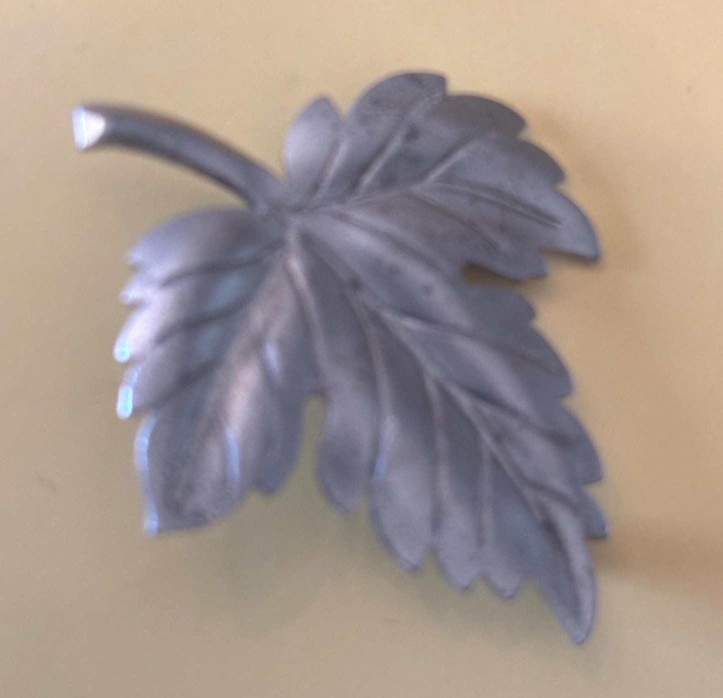 Vintage Tiffany & Co. Sterling Silver Maple Leaf Brooch