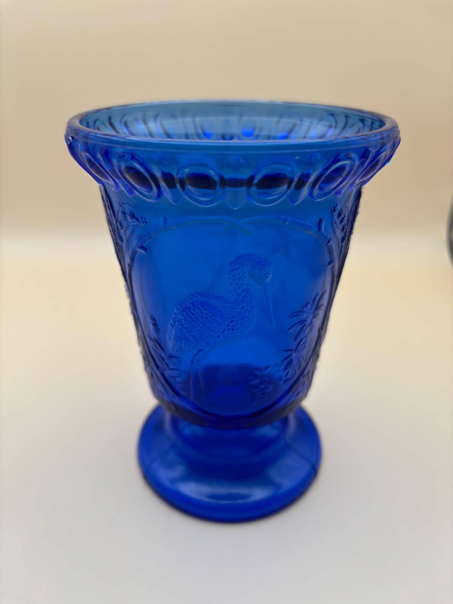 Vintage Cobalt Blue Votive Holder Lover Antiques and Vintage