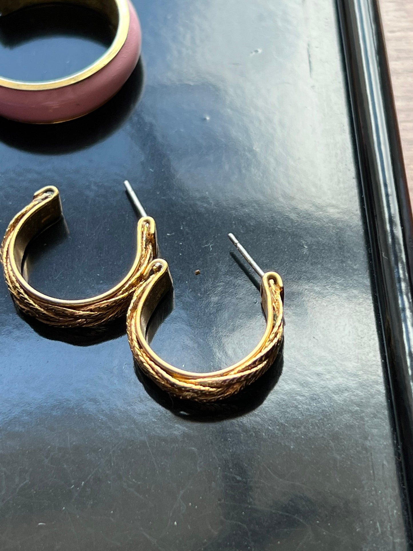 Vintage Hoop Earring Collection Set of 7 Pairs of Earrings Lover Antiques Vintage